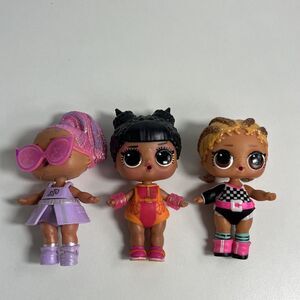 USED**Lot of 3 **LOL Surprise Dolls** Figures